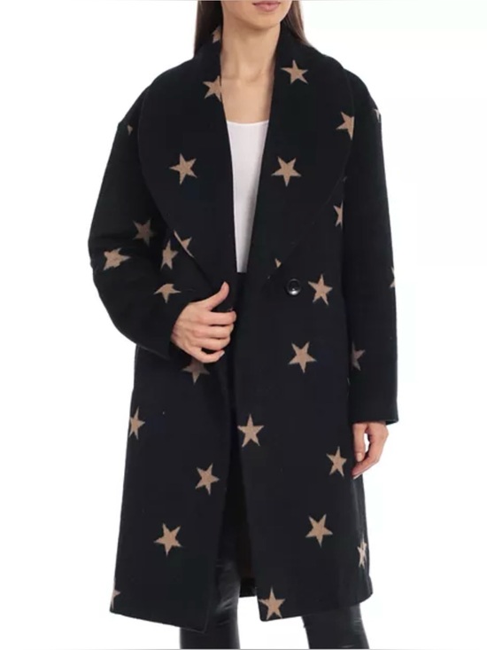 Anthropologie Jackets & Blazers - EUC Anthropologie Avec Les Filles Star Coat (Black/Tan) // Size XL